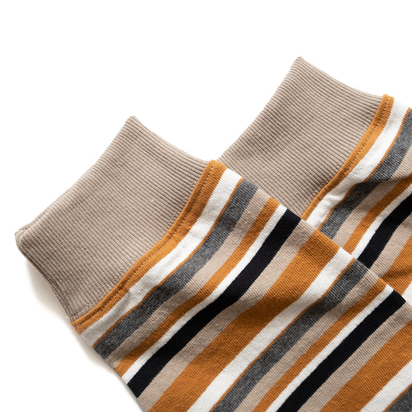(TP738) Stripe Long Sleeve Pocket Tee