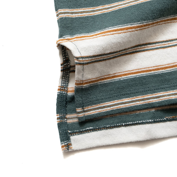 (TP738) Stripe Long Sleeve Pocket Tee
