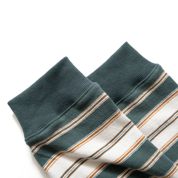 (TP738) Stripe Long Sleeve Pocket Tee