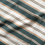 (TP738) Stripe Long Sleeve Pocket Tee