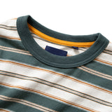 (TP738) Stripe Long Sleeve Pocket Tee