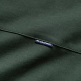 (TP740) Neck Trimmed Cropped Sleeve Tee