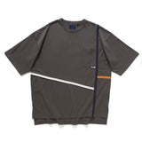 (TP905) Color Strap Pocket Tee
