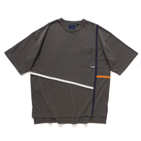 (TP905) Color Strap Pocket Tee