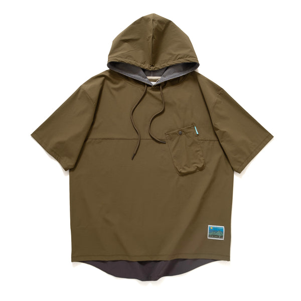 (TP907) Hooded Tech Tee