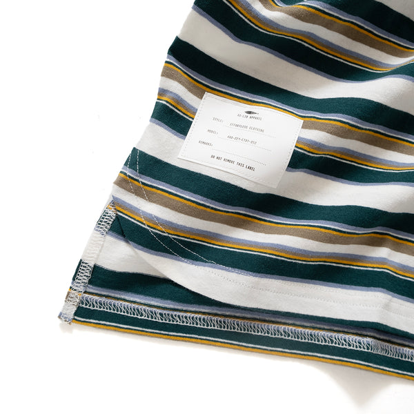 (TP908) Oversize Stripe Pocket Tee