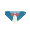 (YA451) Suit Pattern Pet Bandana