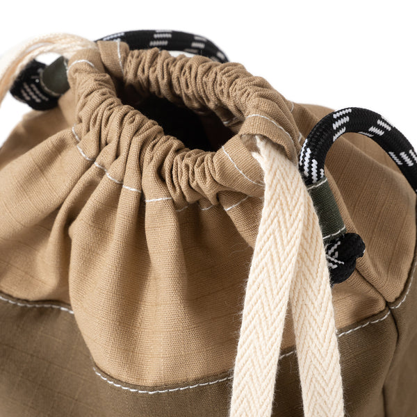 (YB319) Patchwork Drawstrings Shoulder Bag