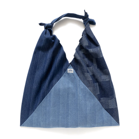 (YB362) Indigo Pattern Coins Bag