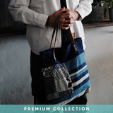 (YB422) Two Face Kendo Indigo Tote Bag