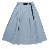 (YD006) Belted Pleated Midi Skirt