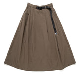 (YD006) Belted Pleated Midi Skirt