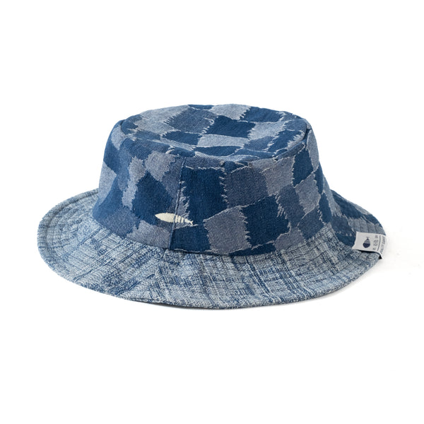 (YH258) 2 Tone Jacquard Denim Hat