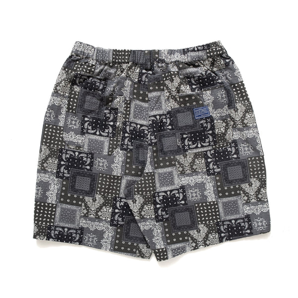 (YP318) Metroplaza Special Edition Black Paisley Shorts