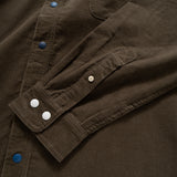 (YS251) Corduroy Colour Button Shirt