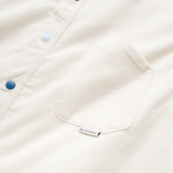 (YS251) Corduroy Colour Button Shirt