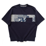 (YT804) Mix Fabric Pocket Tee