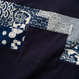 (YT804) Mix Fabric Pocket Tee