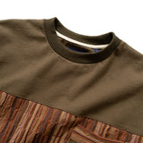 (YT804) Mix Fabric Pocket Tee