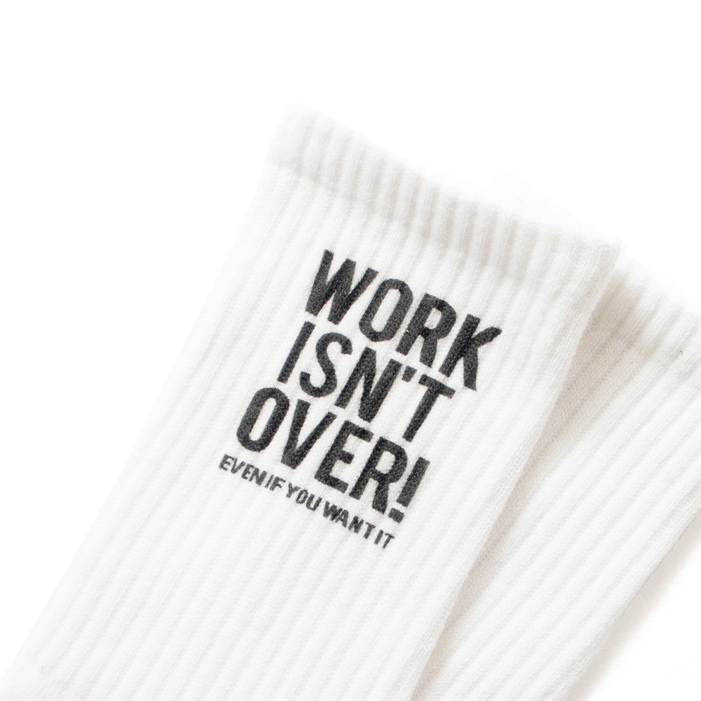 (ZA074) Work Isn't Over字句短襪