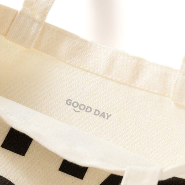 (ZB377) WHAT A GOOD DAY Graphic Tote Bag