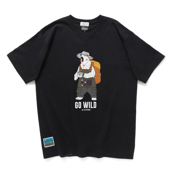 (ZT1033) Camp Bear Graphic Tee