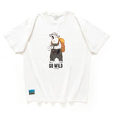 (ZT1033) Camp Bear Graphic Tee