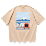 (ZT1034) Grocery Store Graphic Pocket Tee