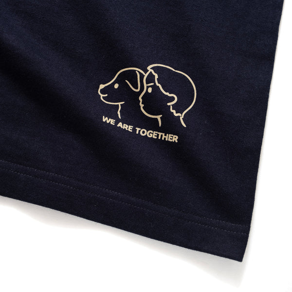 (ZT1035) Paw and Hand Dog Graphic Tee