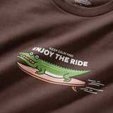 (ZT1067) Enjoy the Ride Surf Graphic Tee