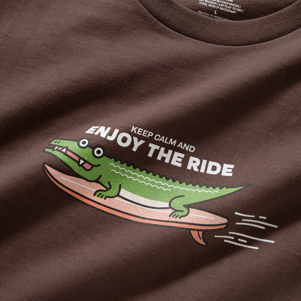 (ZT1067) Enjoy the Ride Surf Graphic Tee