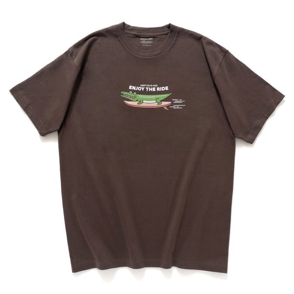 (ZT1067) Enjoy the Ride Surf Graphic Tee