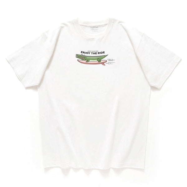 (ZT1067) Enjoy the Ride Surf Graphic Tee