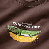 (ZT1068) Enjoy the Ride Banana Graphic Tee