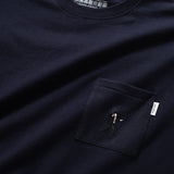 (ZT1078) HK Movie Club Embroidery Pocket Tee