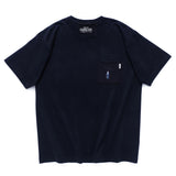 (ZT1079) HK Movie Club Embroidery Pocket Tee