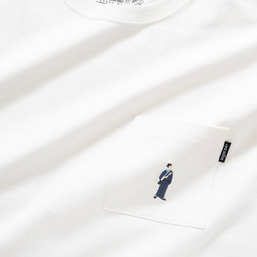 (ZT1079) HK Movie Club Embroidery Pocket Tee