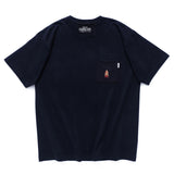 (ZT1080) HK Movie Club Embroidery Pocket Tee