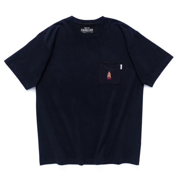 (ZT1080) HK Movie Club Embroidery Pocket Tee