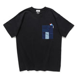 (ZT1082) Fuji Mount Embroidery Kendo Mix Pocket Tee