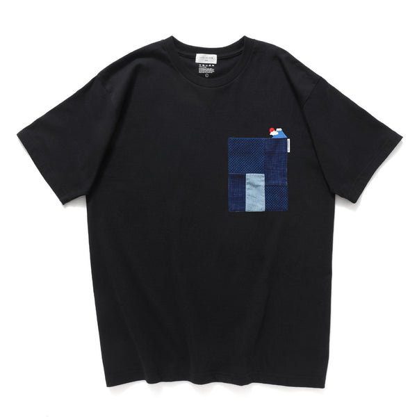 (ZT1082) Fuji Mount Embroidery Kendo Mix Pocket Tee