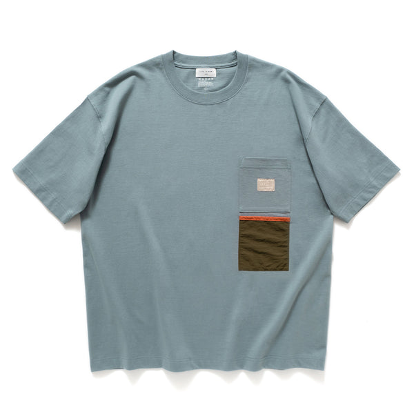 (ZT1084) Feel the Sunset Graphic Two Pockets Tee