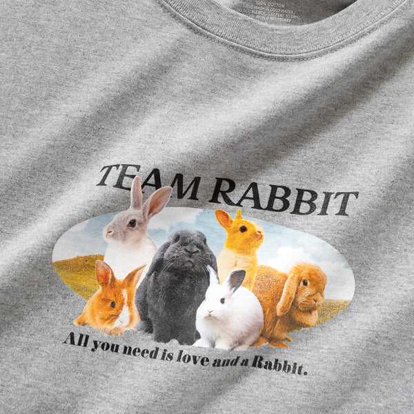 (ZT1085) Team Rabbit Photo Print Tee