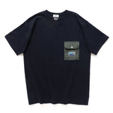 (ZT1107) Mountain Landscape Graphic Flap Pocket Tee