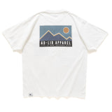 (ZT1107) Mountain Landscape Graphic Flap Pocket Tee