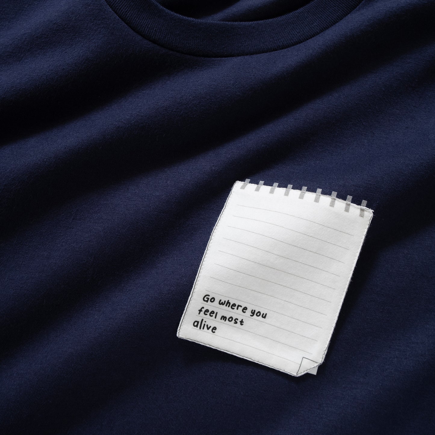 (ZT1108) "Go Where You Feel Most Alive" 圖案 Tee
