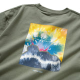 (ZT1111) Lion Rock Tie Dye Print Tee