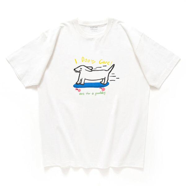 (ZT1115) Skateboard Dog Graphic Tee