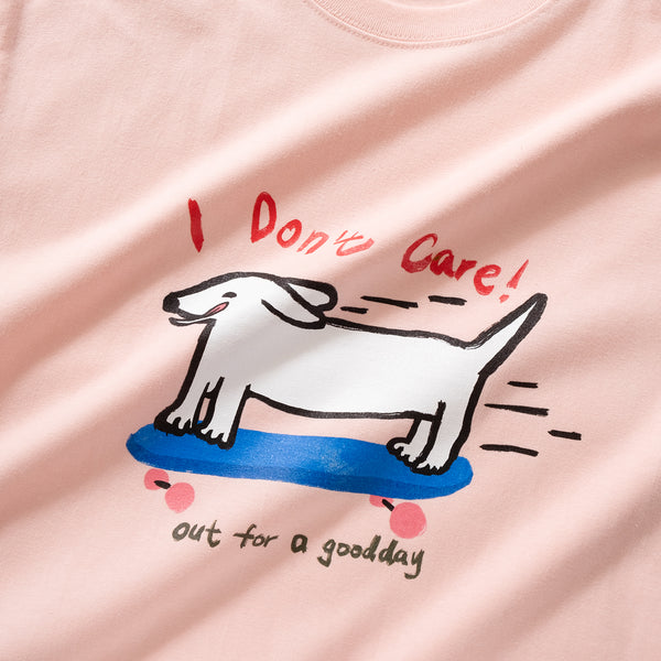 (ZT1115) Skateboard Dog Graphic Tee