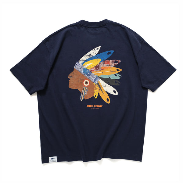 (ZT1123) Indian Chief Graphic Tee